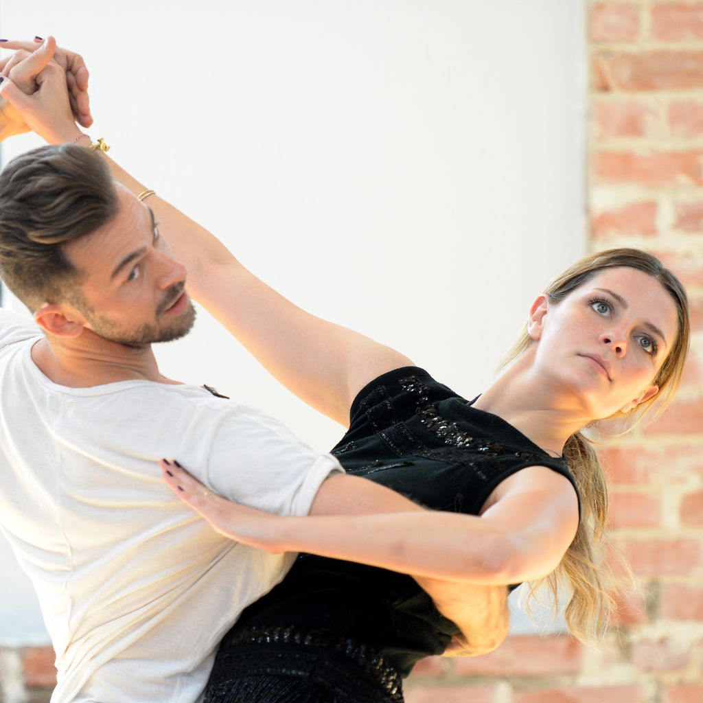 Artem Chigvintsev und Mischa Barton beim DWTS-Training