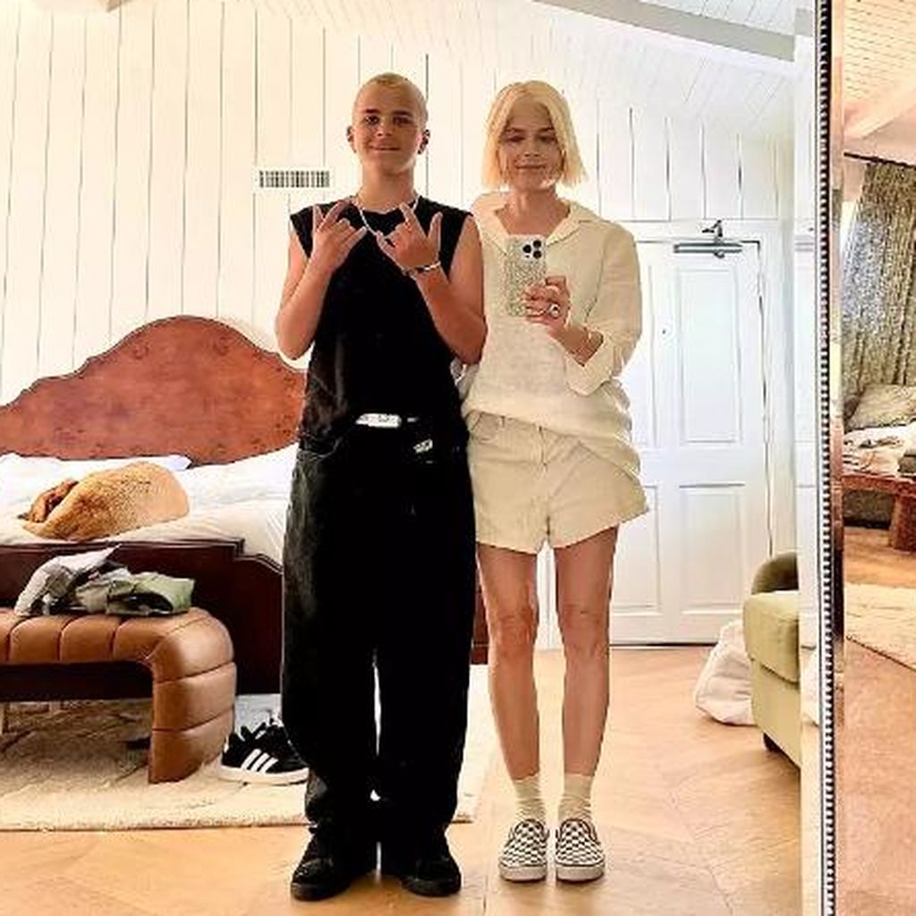 Selma Blair mit ihrem Sohn Arthur Saint Bleick