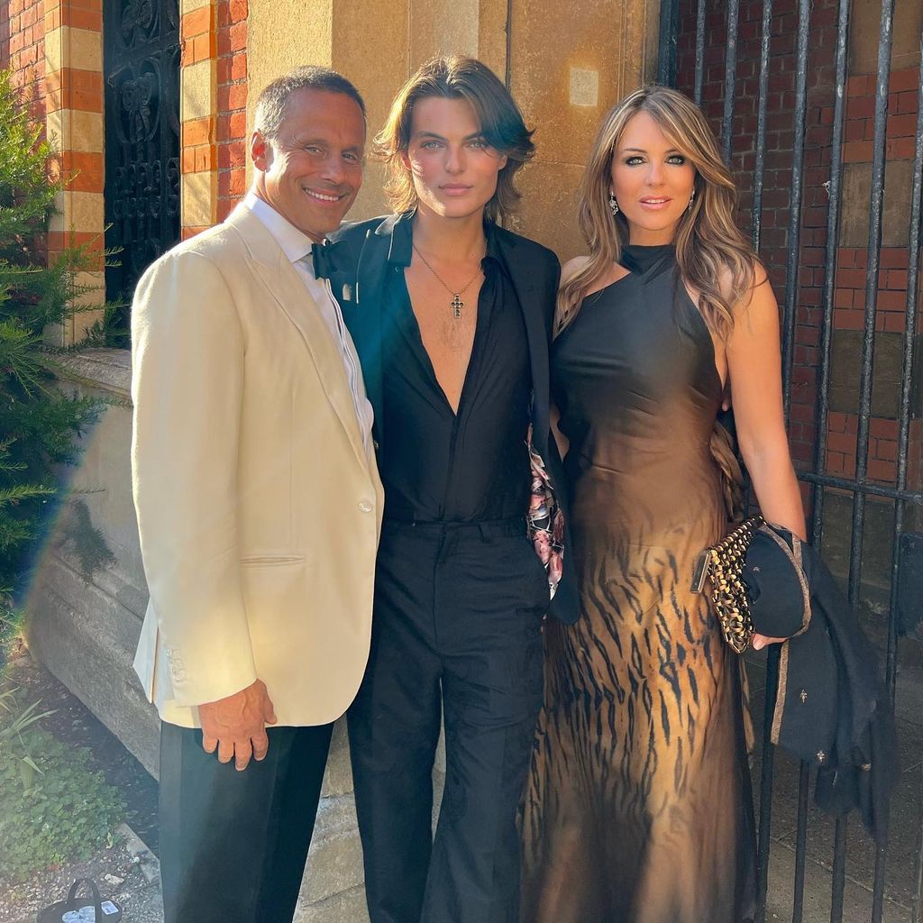 Arun Nayar, Damian Hurley und seine Mutter Liz