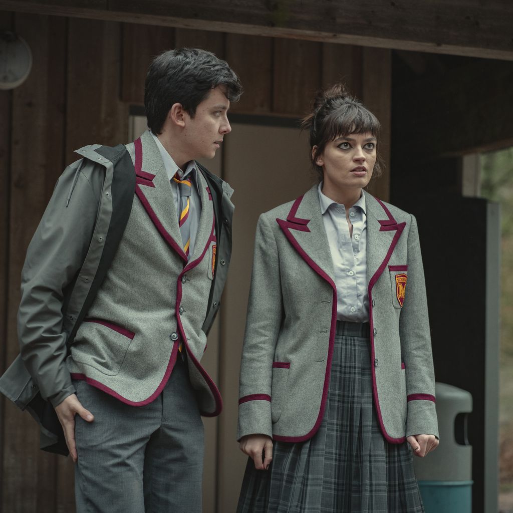 Asa Butterfield und Emma Mackey in "Sex Education"-Staffel drei