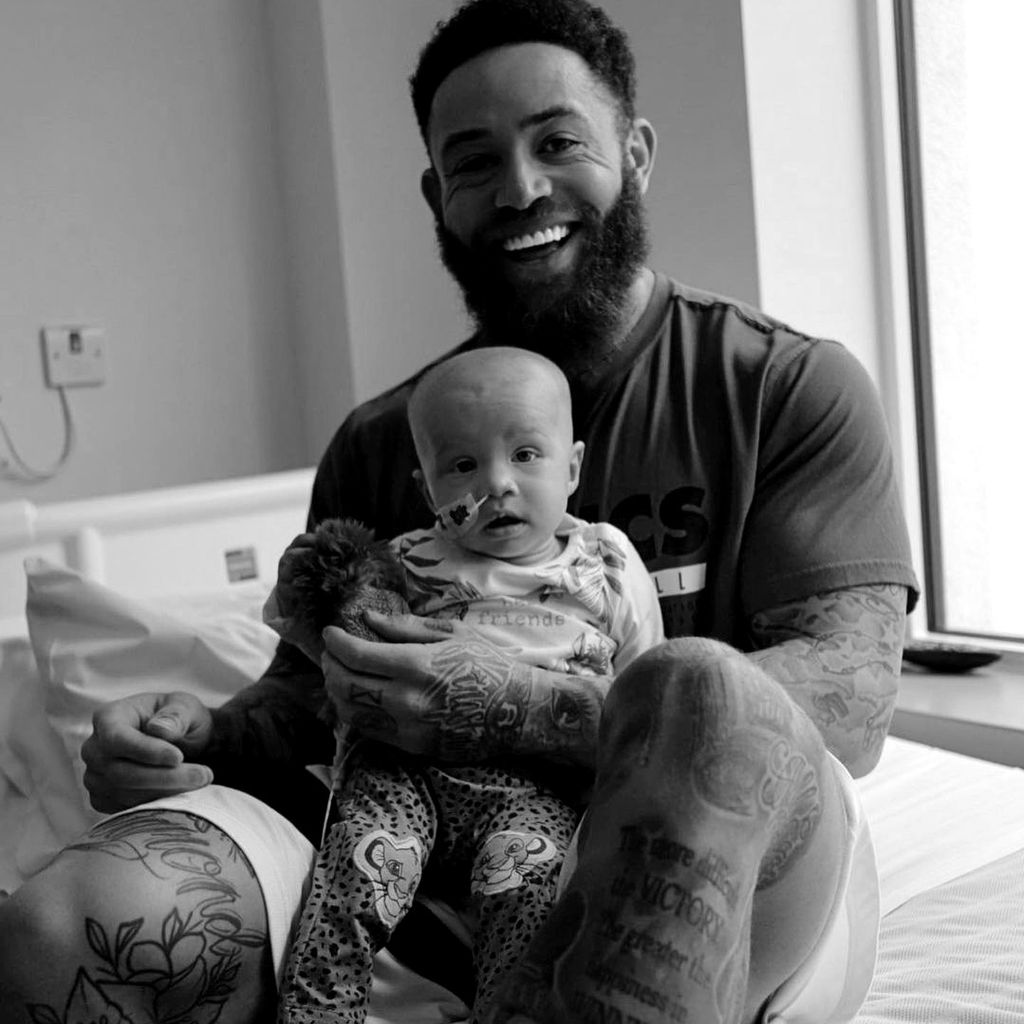 Ashley Cain und seine Tochter Azaylia