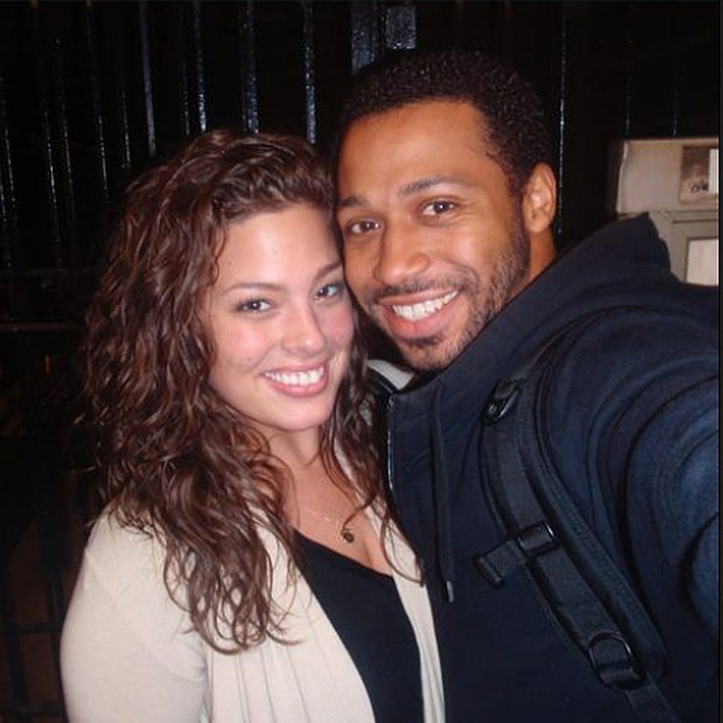 Ashley Graham und Justin Ervin bei ihrem ersten Treffen