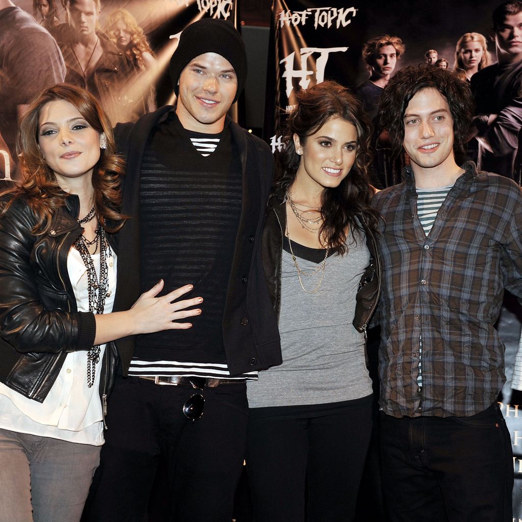Die "Twilight"-Darsteller Ashley Greene, Kellan Lutz, Nikki Reed und Jackson Rathbone