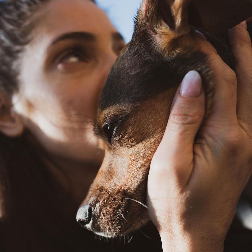 Ashley Greene und ihr Hund