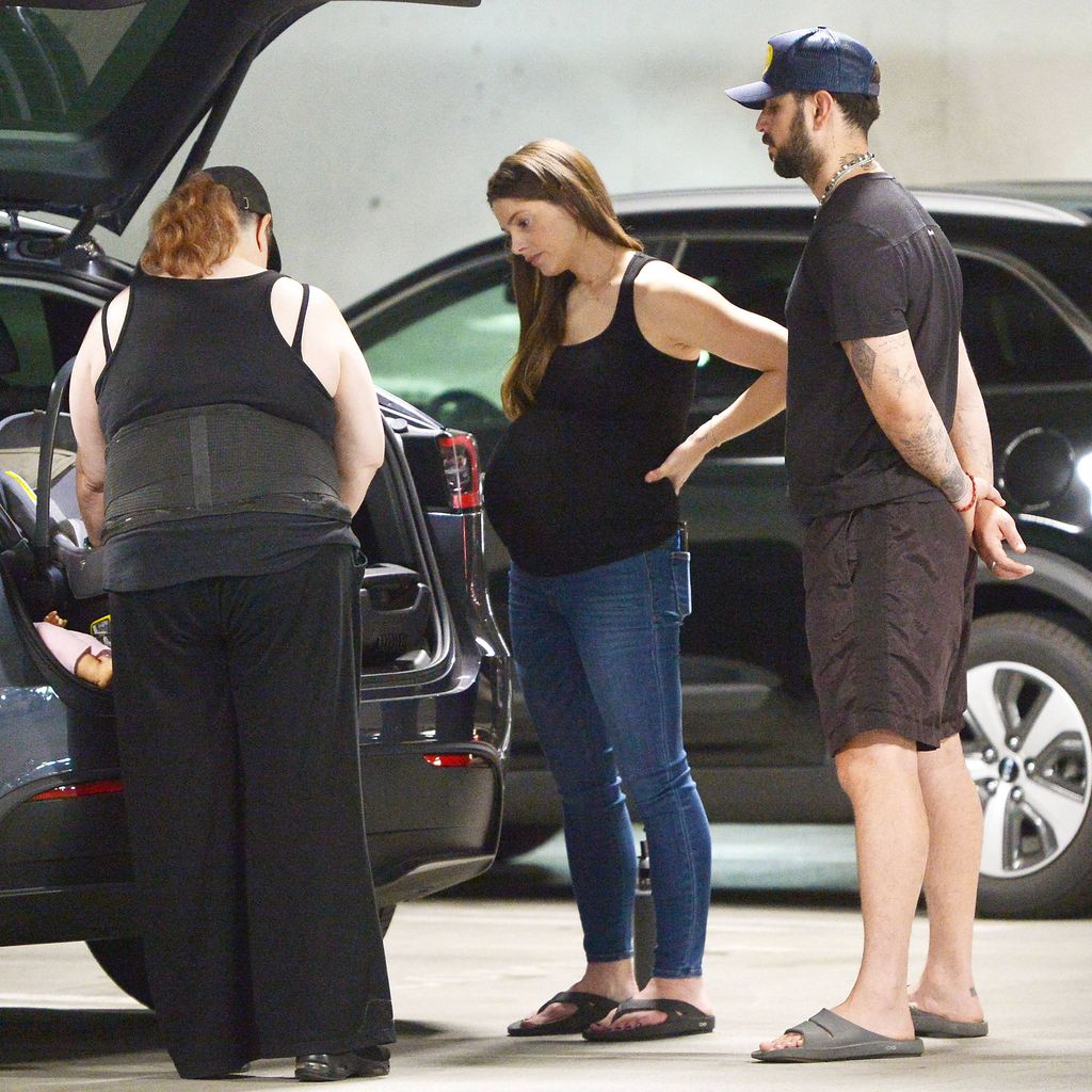 Ashley Greene mit ihrem Mann Paul Khoury im August 2022