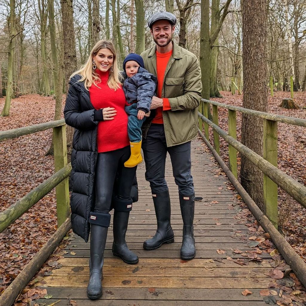 Ashley James und ihre Familie im Dezember 2022