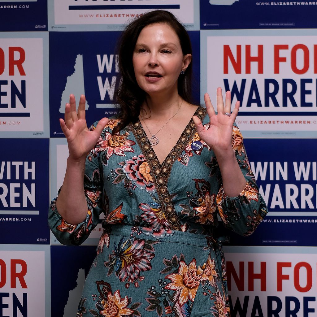 Ashley Judd bei einer Kampagne von Elizabeth Warren im Libanon