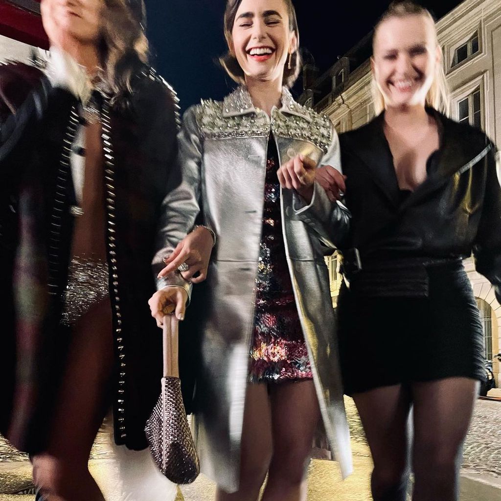 Ashley Park, Lily Collins und Camille Razat