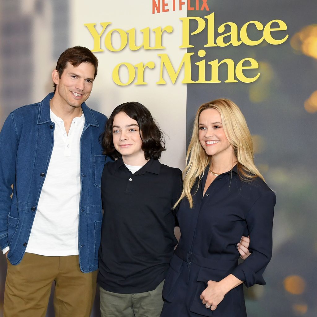 Ashton Kutcher, Wesley Kimmel und Reese Witherspoon