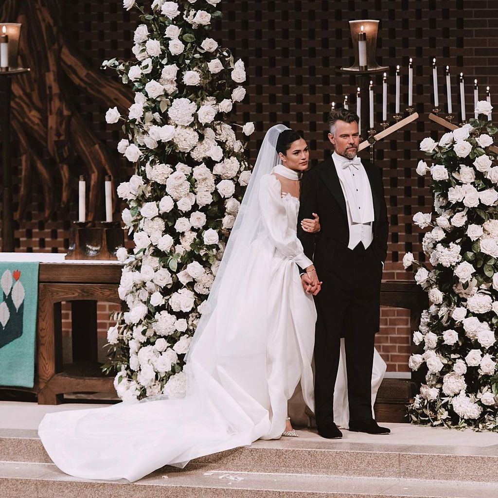 Audra Mari und Josh Duhamel bei ihrer Hochzeit im September 2022