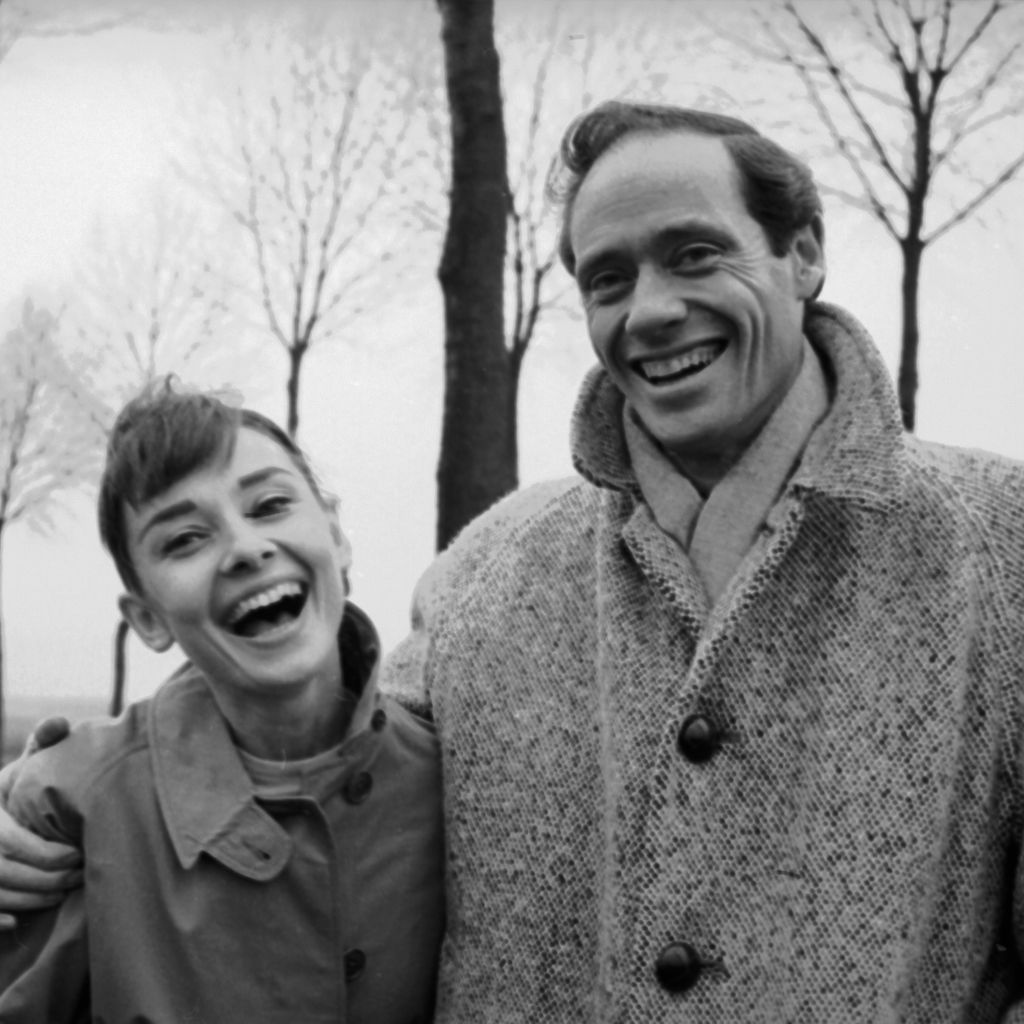 Audrey Hepburn und ihr erster Ehemann Mel Ferrer, 1956