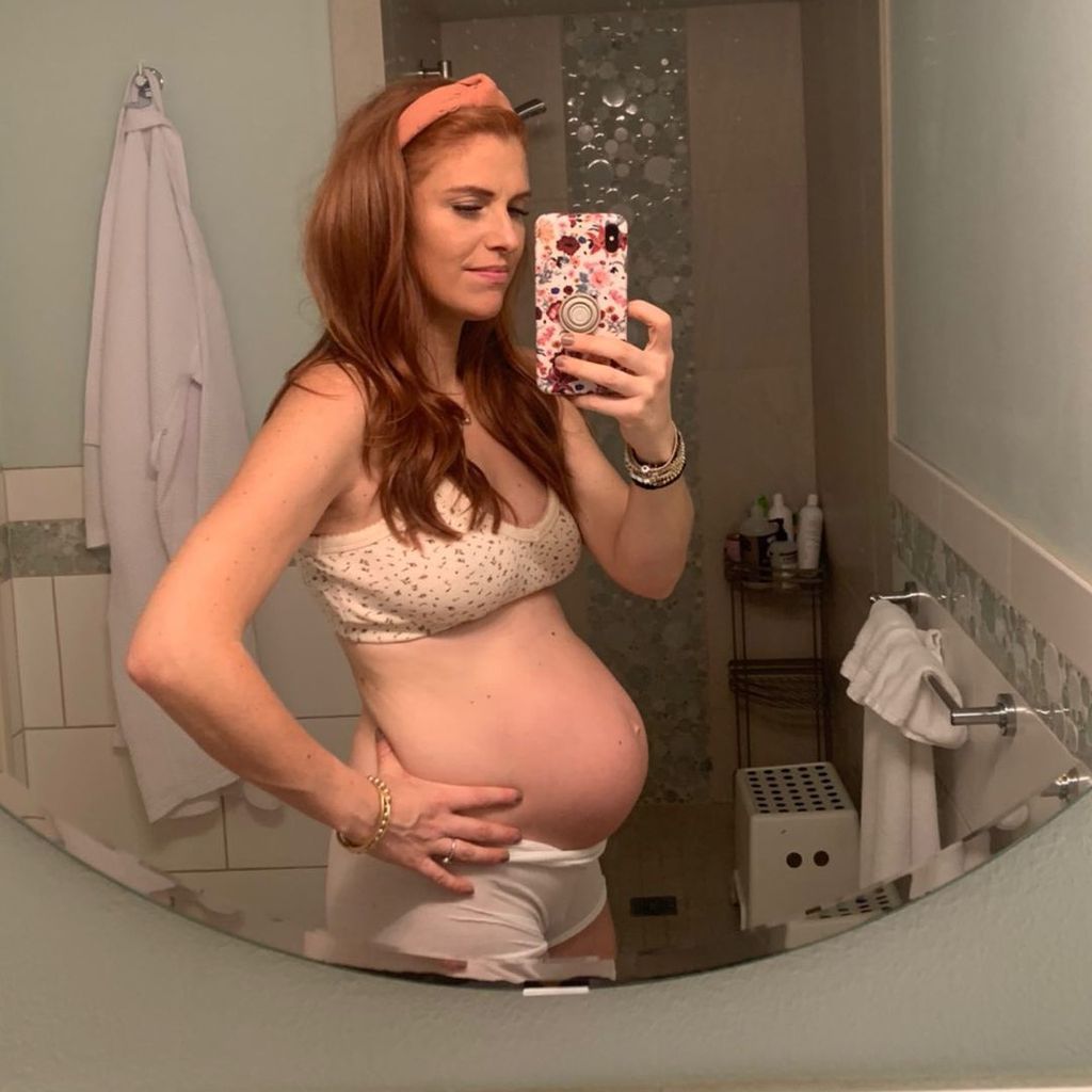 Audrey Roloff kurz nach der Geburt ihres dritten Kindes