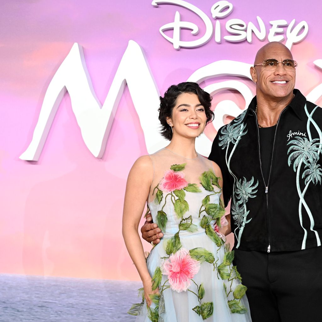 Auli'i Cravalho und Dwayne Johnson, "Vaiana 2"-Premiere