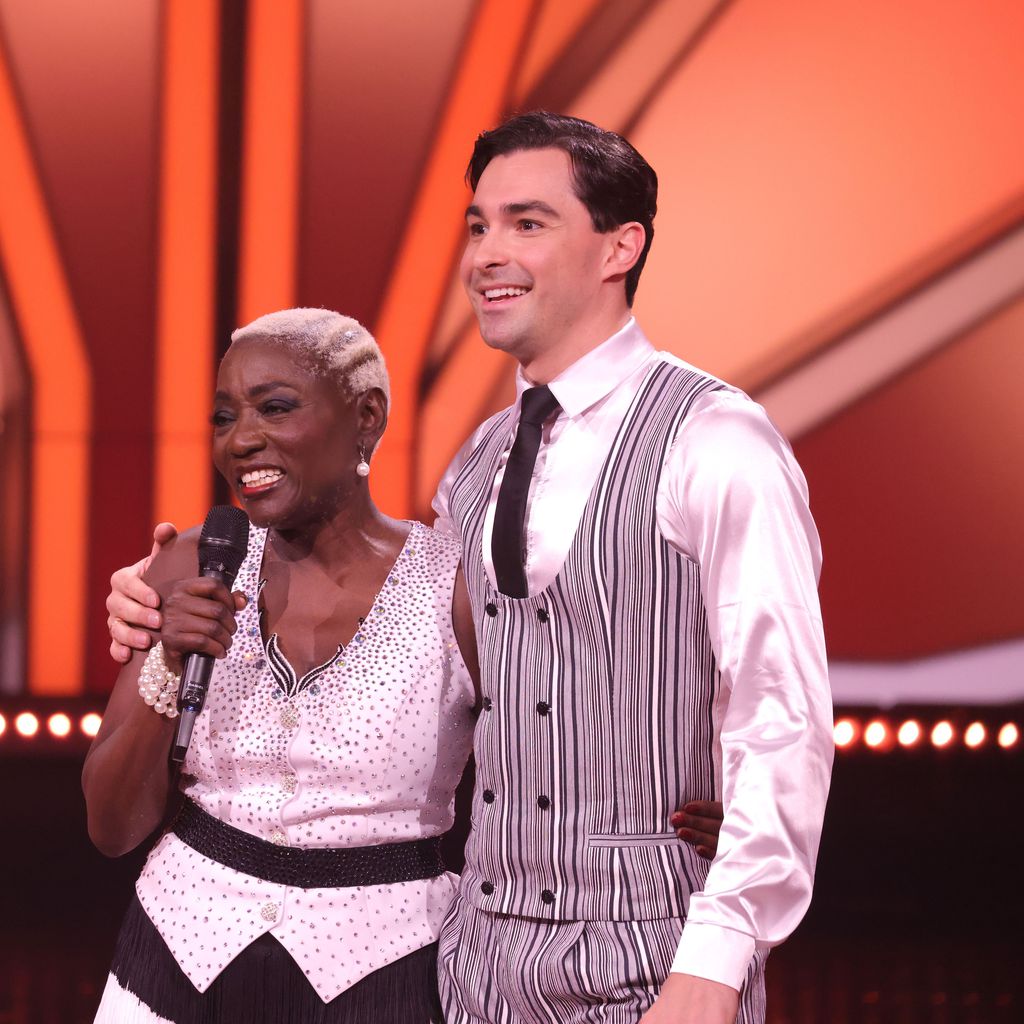 Auma Obama and Andrzej Cibis bei "Let's Dance"