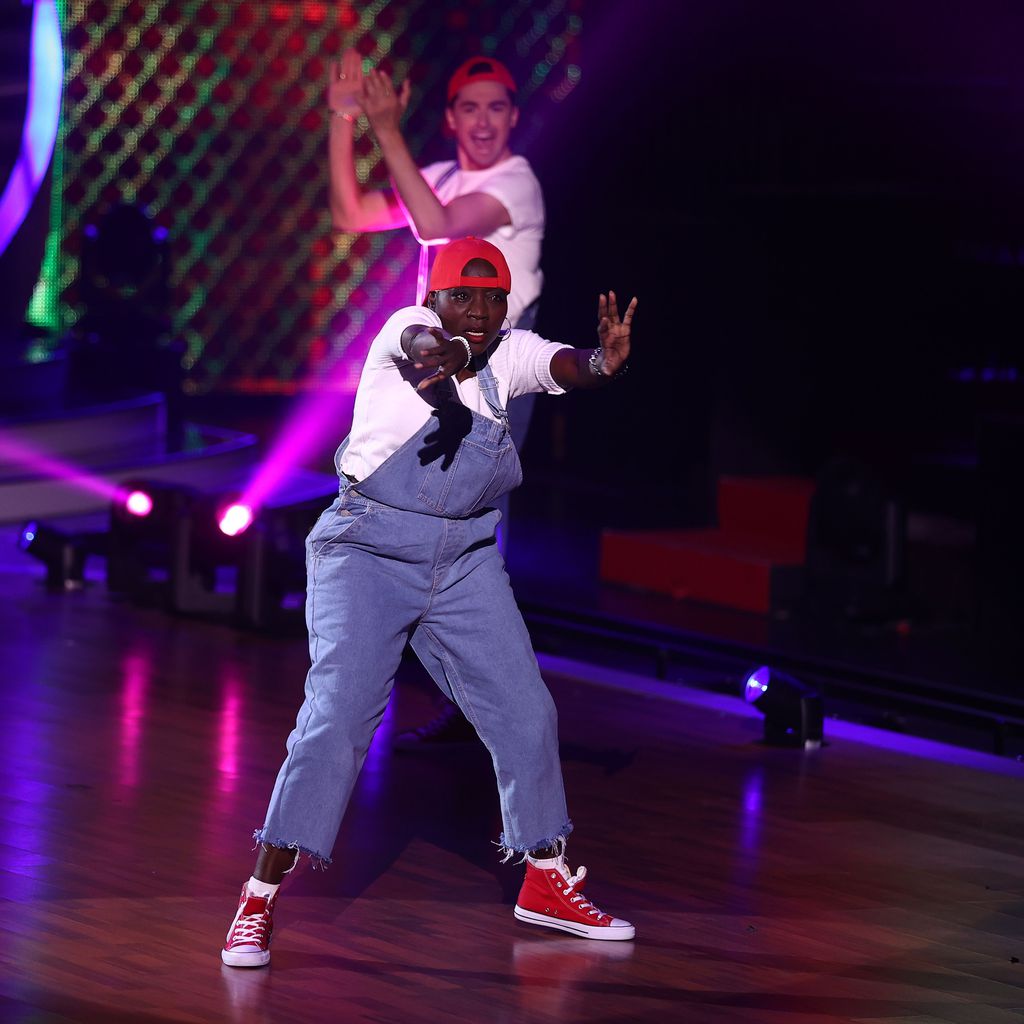 Auma Obama und Andrzej Cibis bei "Let's Dance"