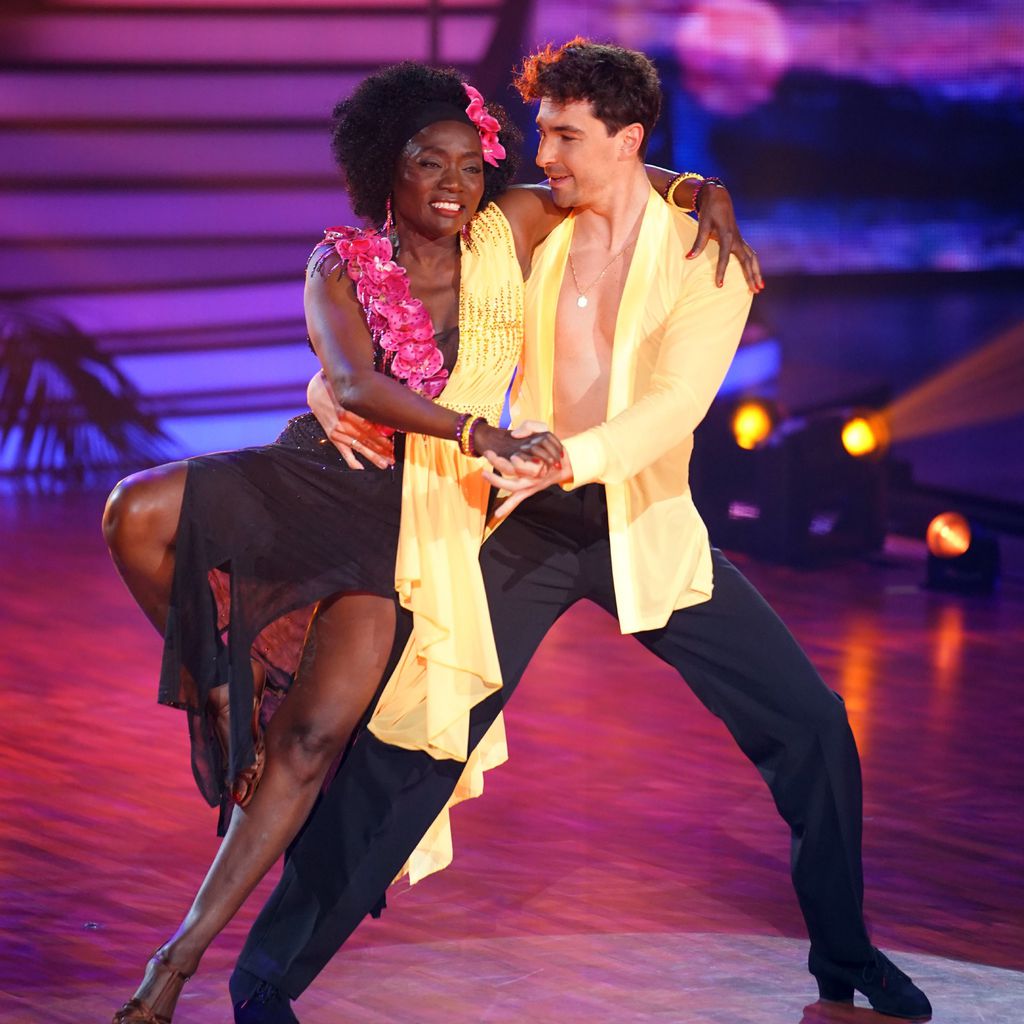 Auma Obama und Andrzej Cibis, "Let's Dance"