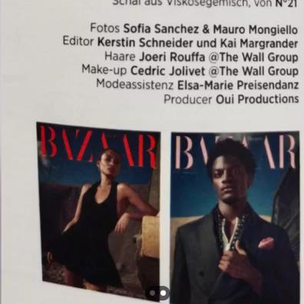 Aurélie und Ibo auf dem "Harper's Bazaar"-Cover 2026
