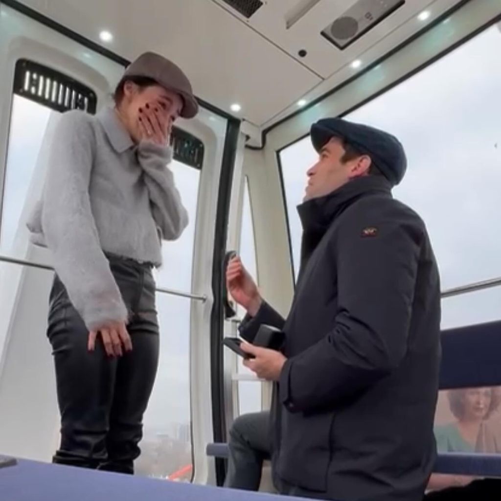 Aurora Ramazzotti und Goffredo Cerza im London Eye