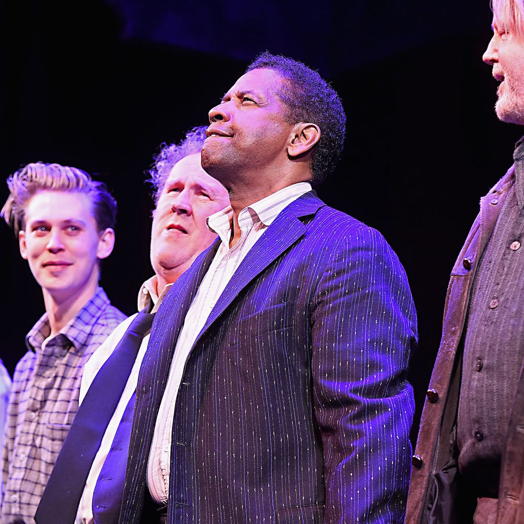 Austin Butler und Denzel Washington auf der Bühne für "The Iceman Cometh"
