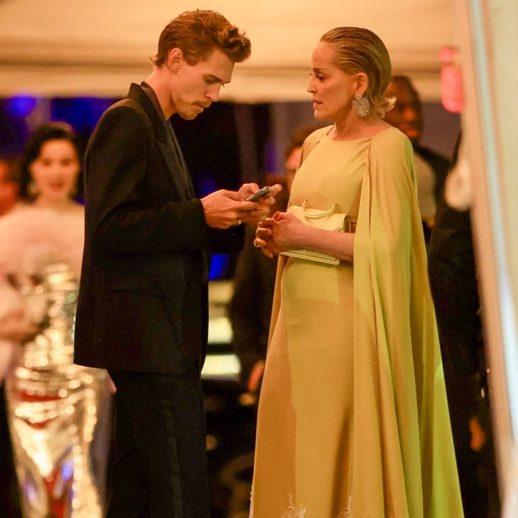 Austin Butler und Sharon Stone im März 2023