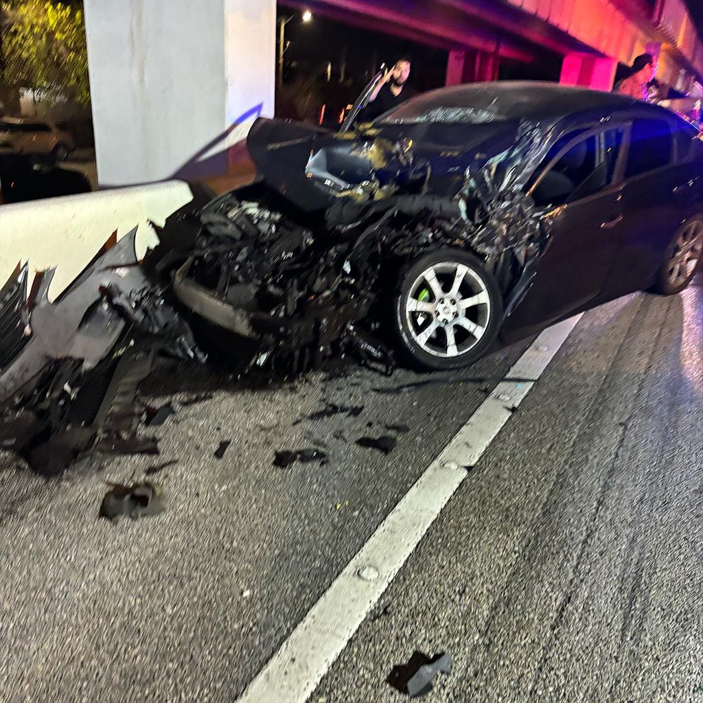 Autowrack von 2 Chainz' Unfall im Dezember 2023