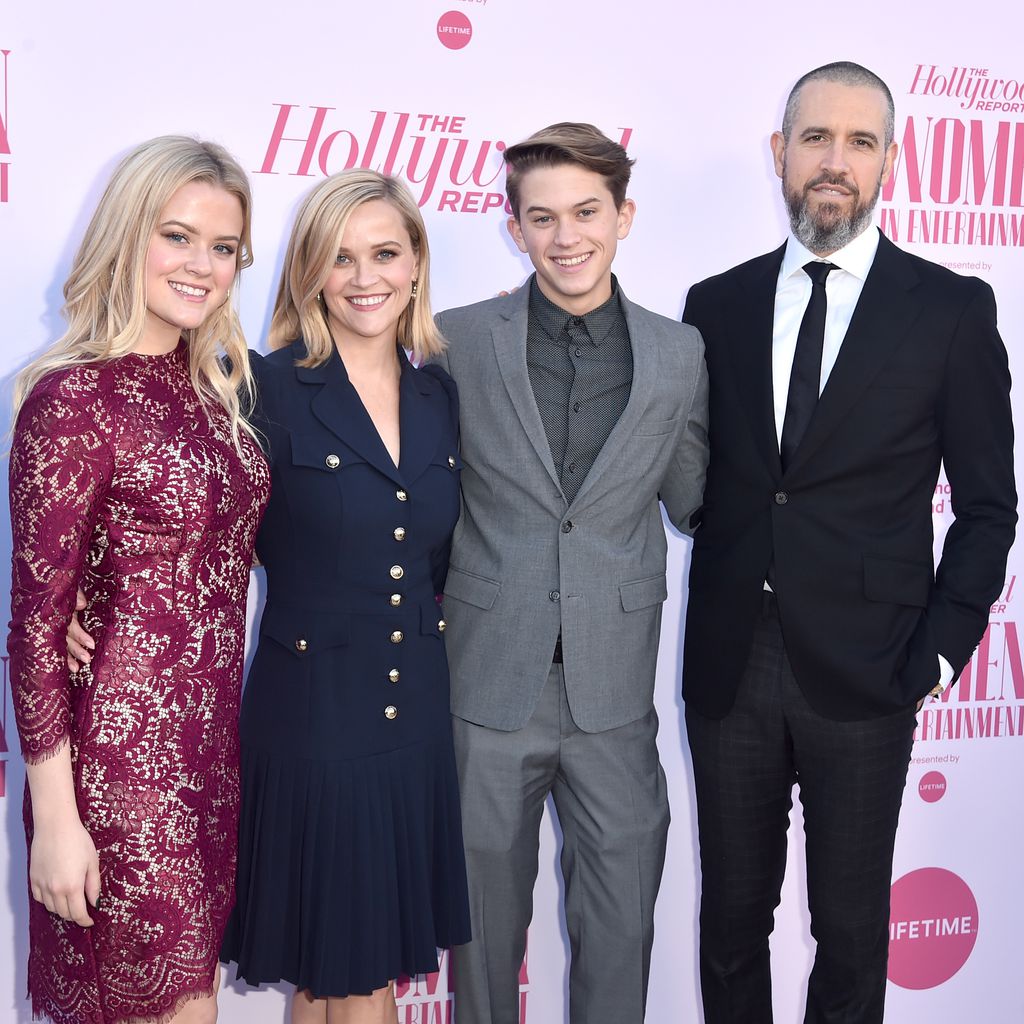 Ava Phillippe, Reese Witherspoon, Deacon Phillippe und Jim Toth