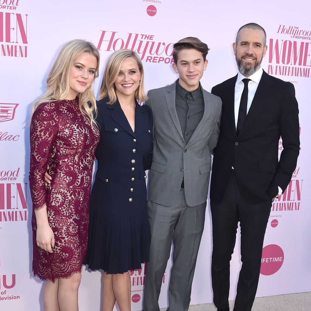 Ava Phillippe, Reese Witherspoon, Deacon Reese Phillippe und Jim Toth im Dezember 2019