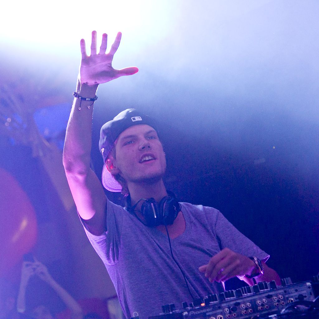 Avicii bei einem Konzert in New York