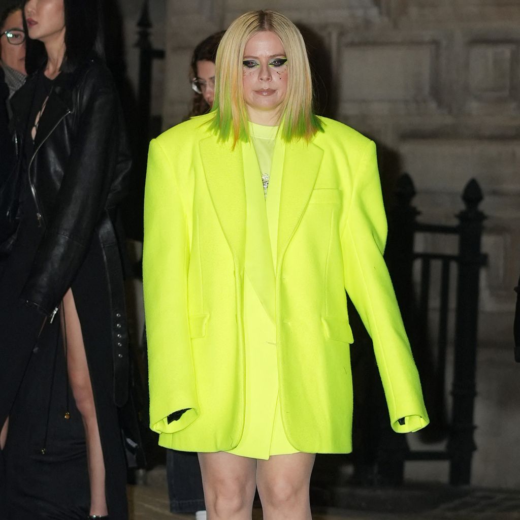 Sängerin Avril Lavigne in Paris