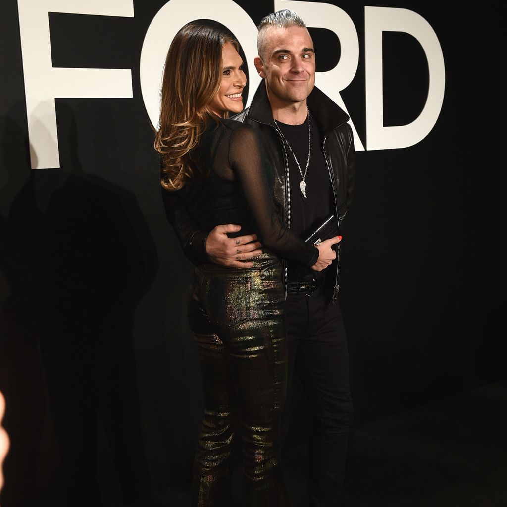 Ayda Field und Robbie Williams, Februar 2015