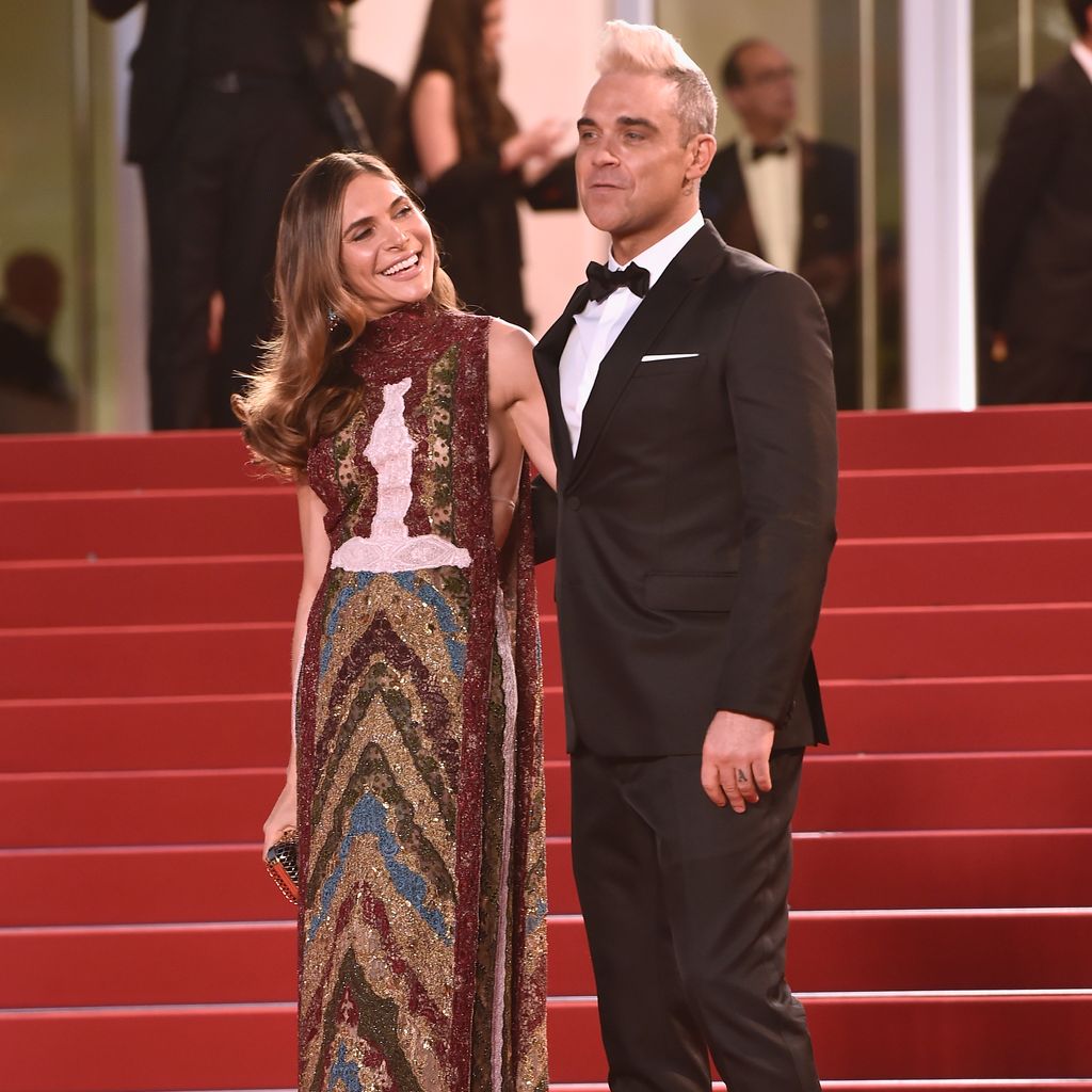 Ayda Field, mit ihrem Mann Robbie Williams