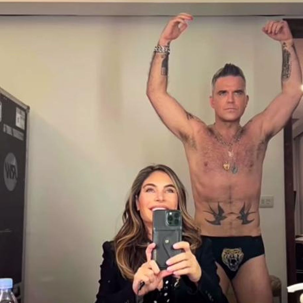 Ayda Field Williams und Ehemann Robbie im November 2022