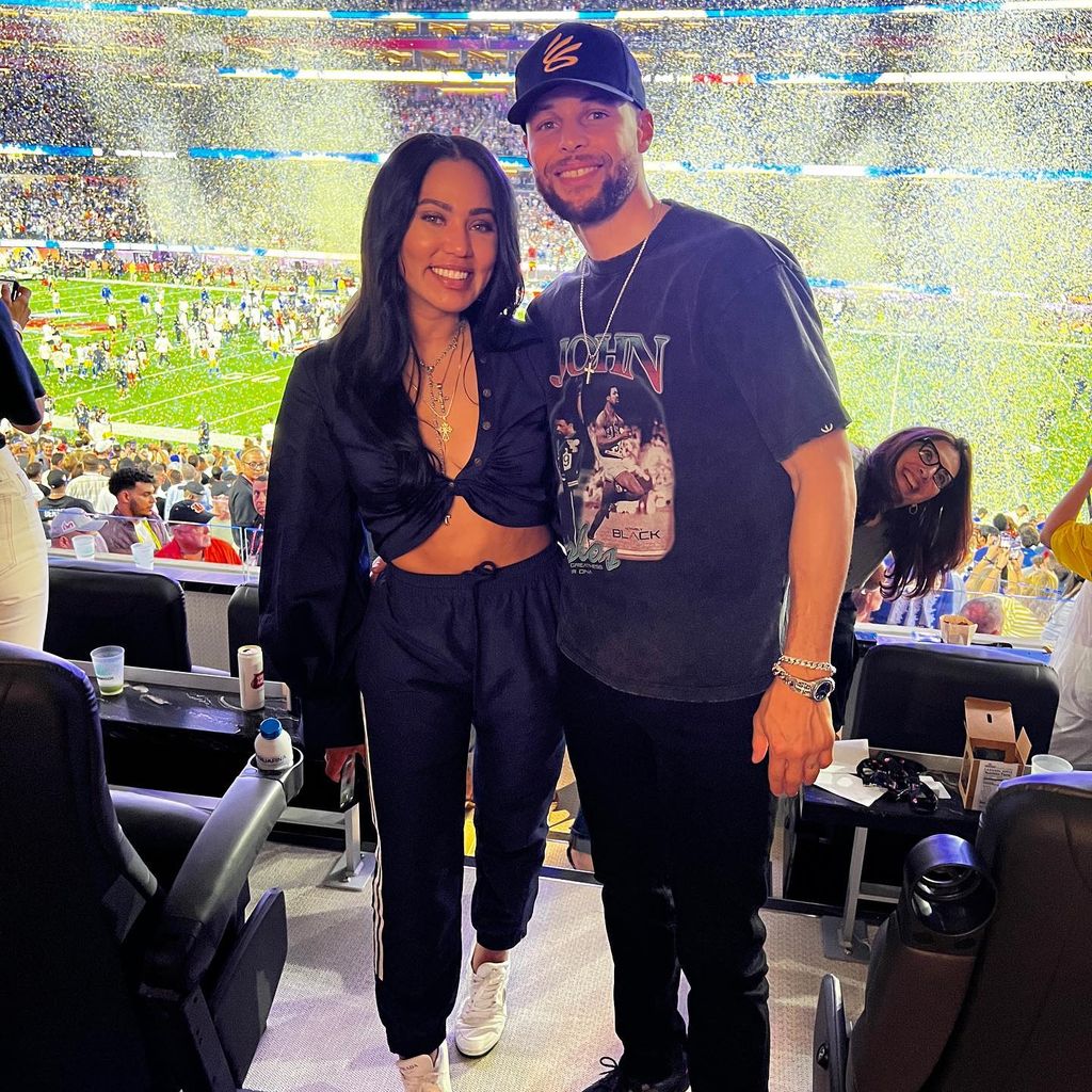 Ayesha und Stephen Curry im Februar 2022