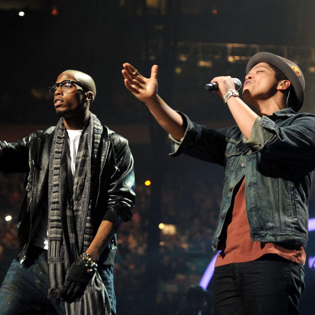 B.o.B und Bruno Mars bei Z100s Jingle Ball in New York City, Dezember 2010