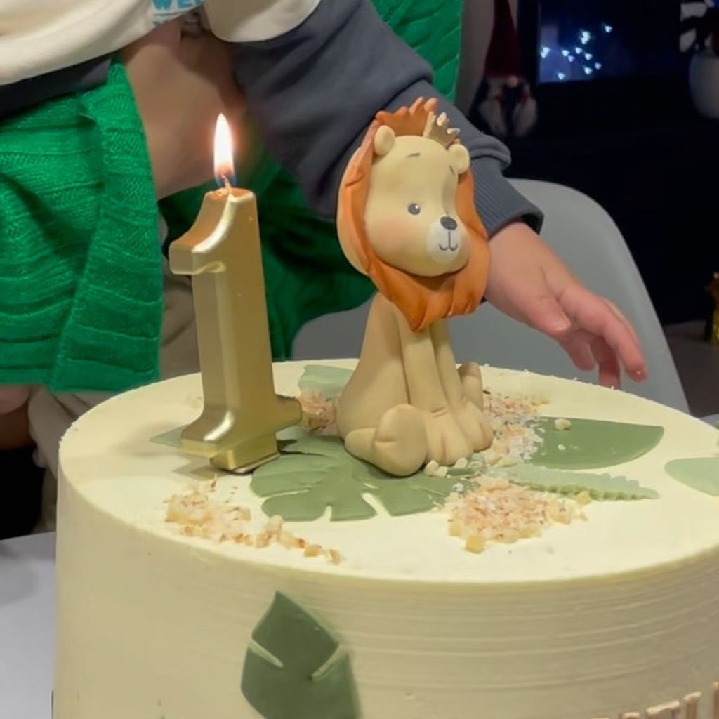 Baby Nelio an seinem ersten Geburtstag