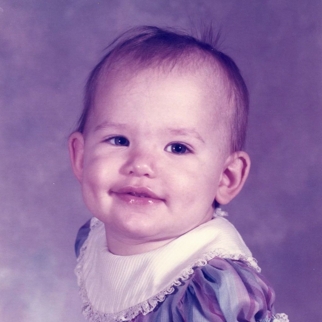 Babyfoto von Jennifer Garner
