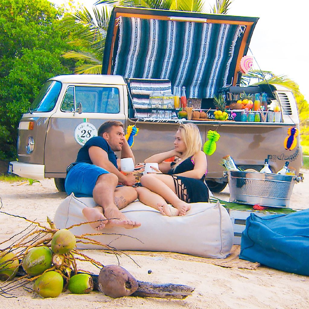 Bachelor Basti Preuss beim Einzeldate mit Denise-Jessica