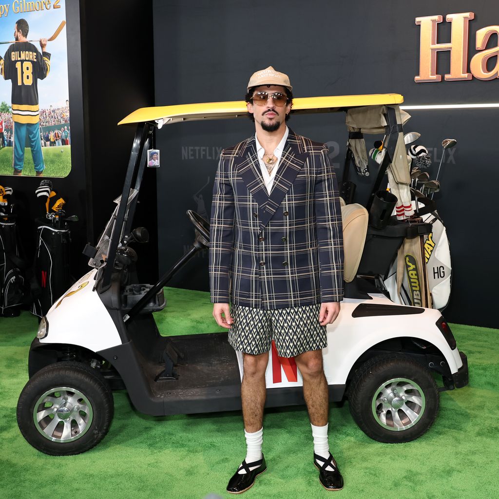 Bad Bunny bei der Premiere von "Happy Gilmore 2" in New York