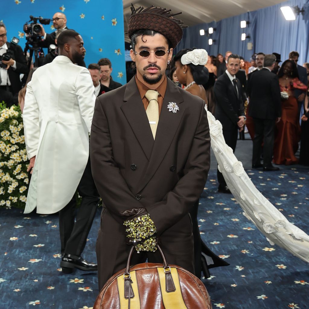 Rapper Bad Bunny, Met Gala 2025