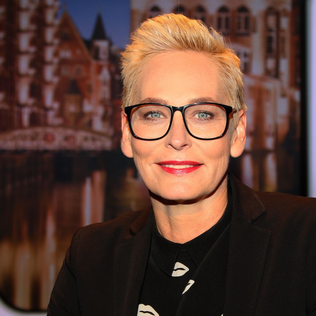 Bärbel Schäfer bei der Aufzeichnung der Jubiläumssendung 15 Jahre NDR Quizshow in Hamburg
