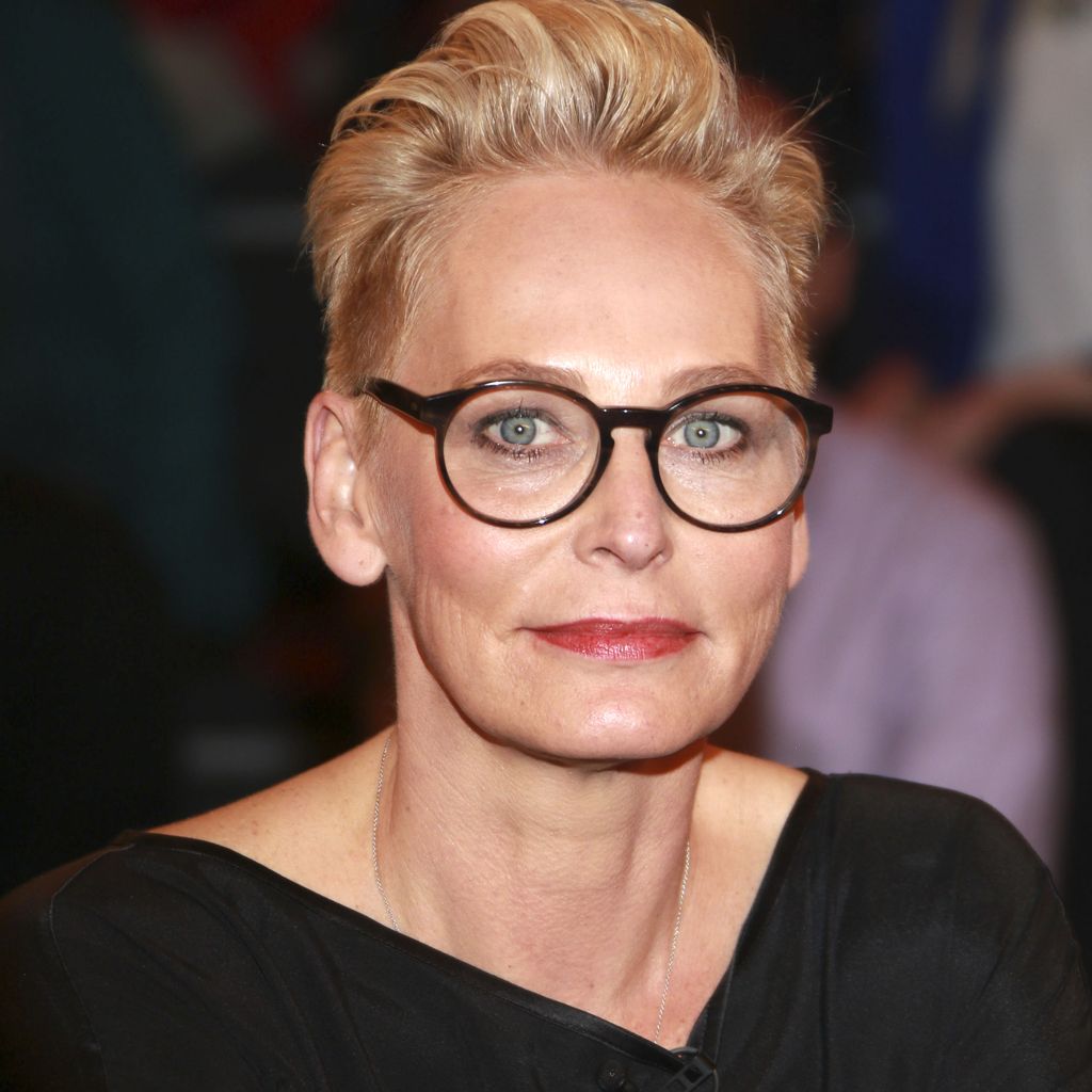 Bärbel Schäfer bei der Aufzeichnung der ZDF-Talkshow "Markus Lanz" in Hamburg