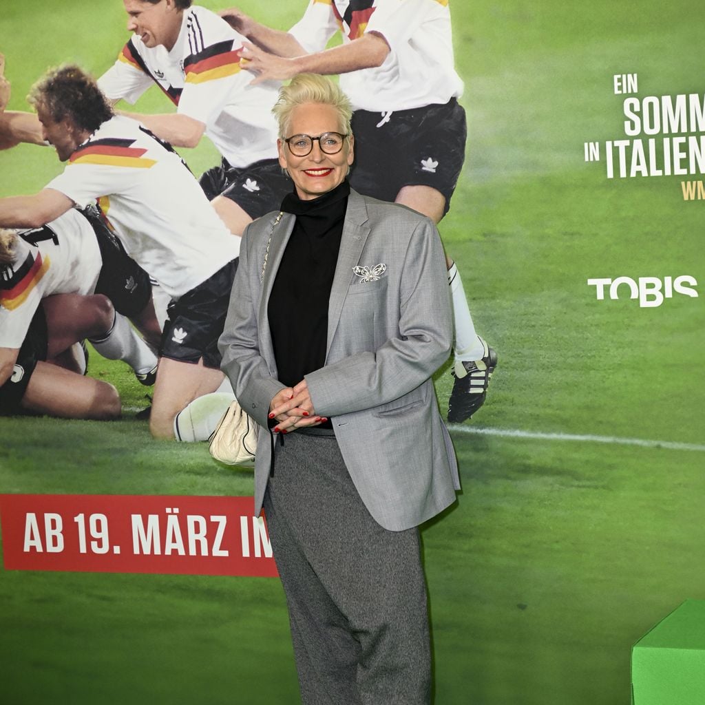 Bärbel Schäfer bei der Premiere von "Ein Sommer in Italien – WM 1990" im Mathäser Filmpalast in München