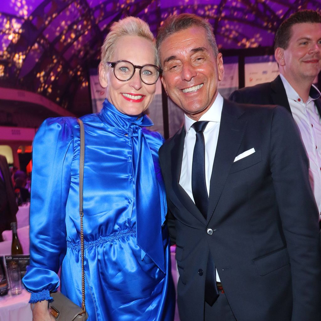 Bärbel Schäfer und Michel Friedman bei den Live Entertainment Awards (LEA) in der Festhalle Frankfurt am Main, April 2018