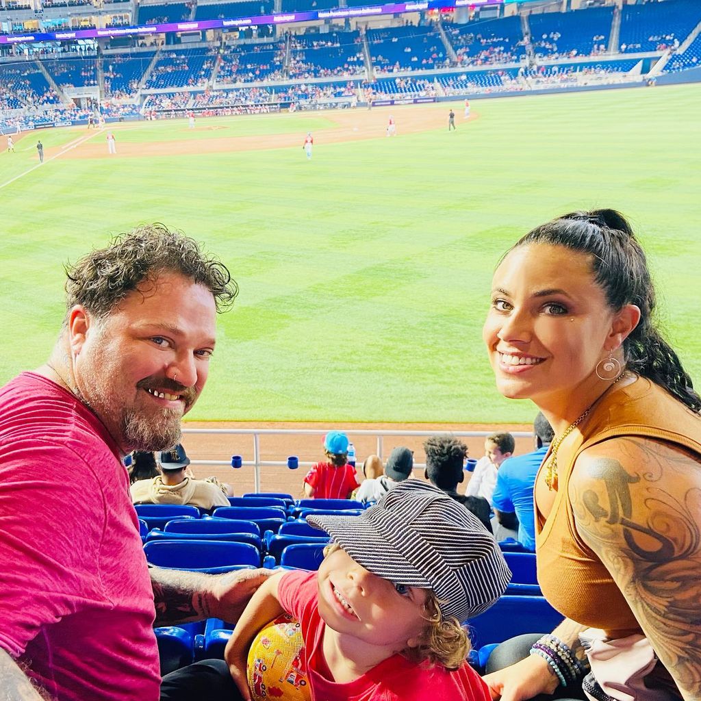 Bam Margera und Nicole Boyd mit ihrem Sohn Phoenix