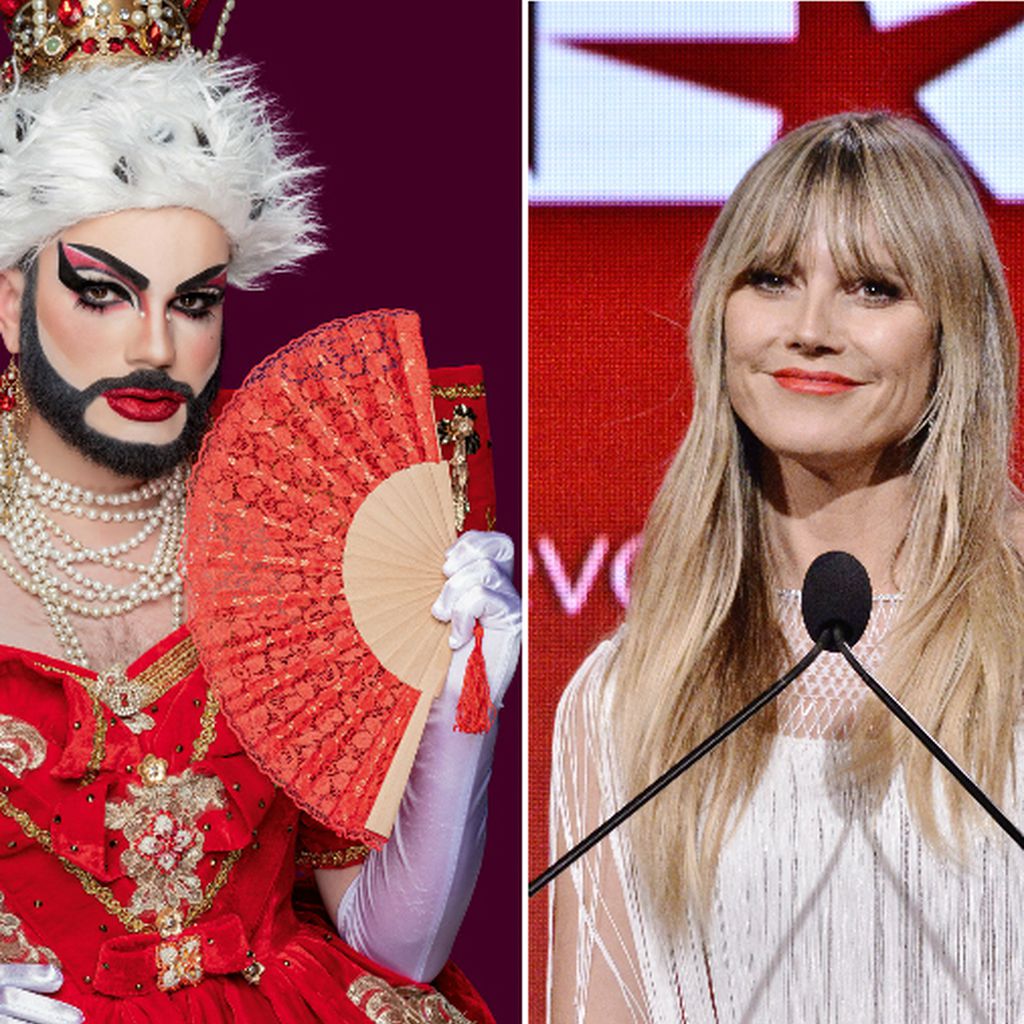 Bambi Mercury und Heidi Klum