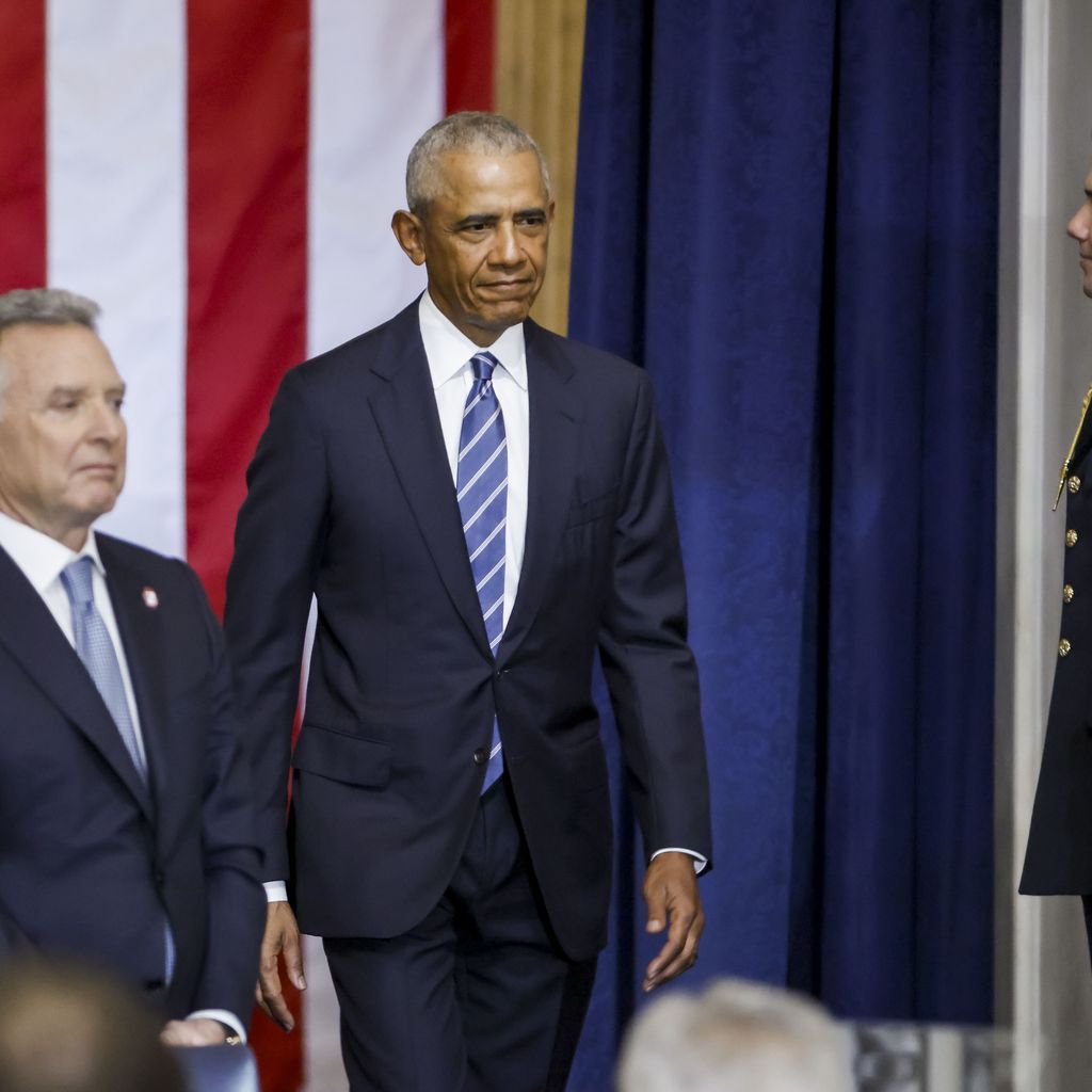 Barack Obama bei der Amtseinführung von Donald Trump als Präsident der USA, 20. Januar 2025