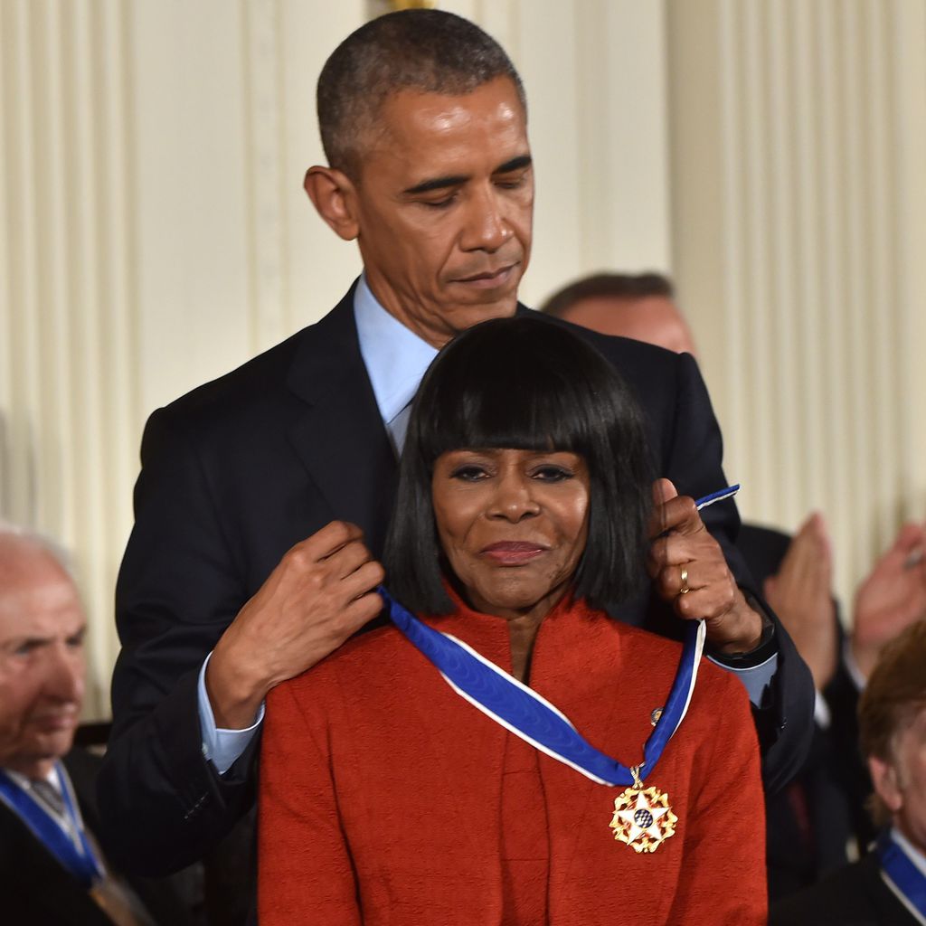 Barack Obama und Cicely Tyson im November 2016