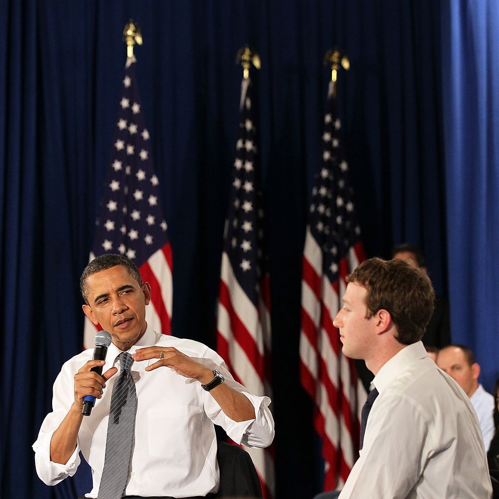 Barack Obama und Mark Zuckerberg