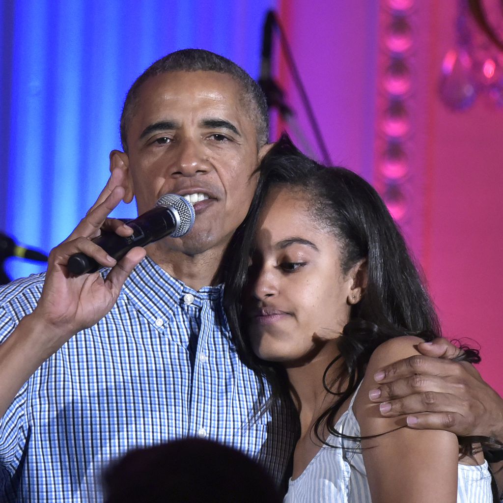 Barack Obama und seine Tochter Malia