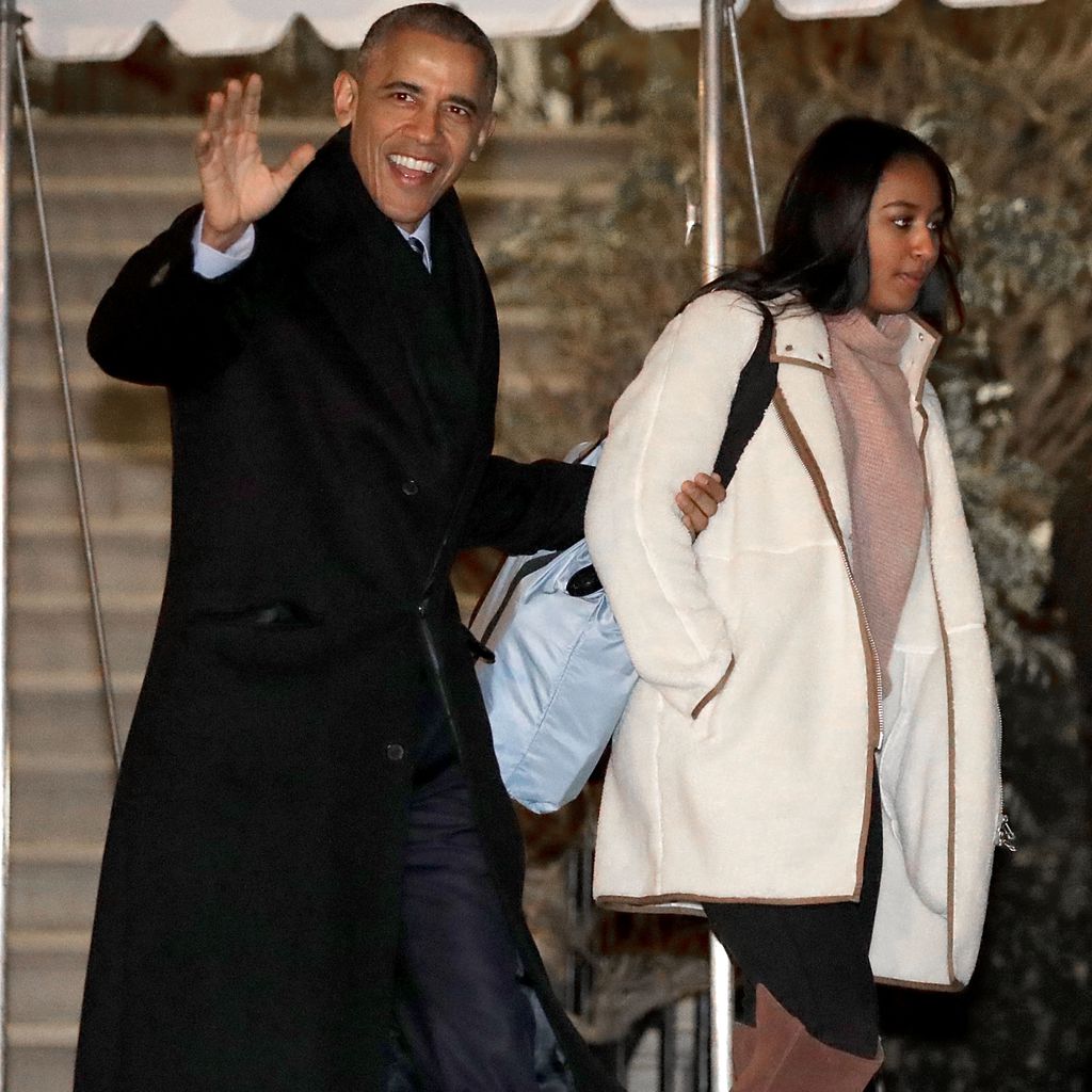 Barack Obama und seine Tochter Sasha